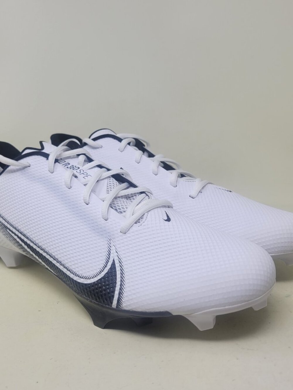 Men’s Size 16 Nike Vapor Edge Speed 360 Football Cleats White Black CD0082-100